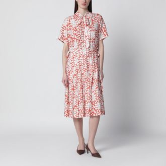 Prada Floral print shirt dress