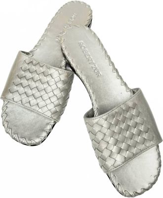 Robert Zur Womens Vue Sandal In Silver