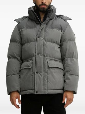 BOSS Oradar hooded padded jacket - Grigio