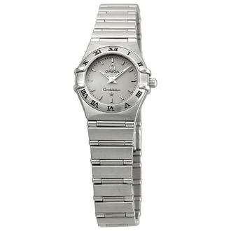 Omega Pre-owned Omega Constellation Diamond Silver Dial Ladies Watch 1562.30