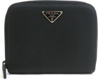 Prada Black Nylon Wallet (Bi-Fold) (Pre-Owned)