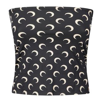 Marine Serre Mujer, Camisetas, Negro, Talla: M