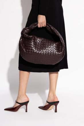 Bottega Veneta Jodie Handbag, Womens, Burgundy