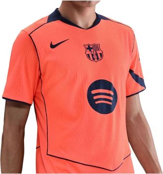 Nike x F.C. Barcelona 2025/26 Match Third Dri-FIT ADV Total 90 Authentic T-Shirt Bright Mango Midnight Navy HM3193-855