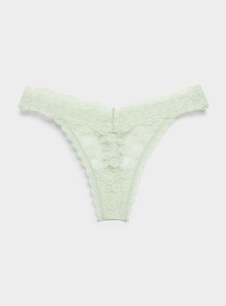 Miiyu Womens Pure lace thong Recycled nylon