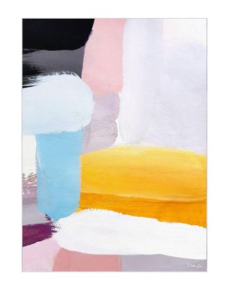 Empire Art Direct Vibrance I Washable Color Blocks Art Area Rug