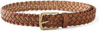 Cotton On Mens Braided Belt in Brown Burnished Gold at Nordstrom, Size Small