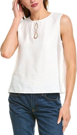 Vince Camuto Eyelet Detail Blouse
