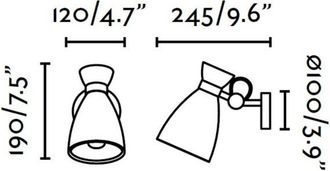 Faro Barcelona Faro Barcelona - Retro Aplique De Pared 20049