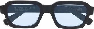 Retro Superfuture Caro FOE Zonnebrillen - unisex - Zonnebrillen - Zwart - ONE Size - Accessoires