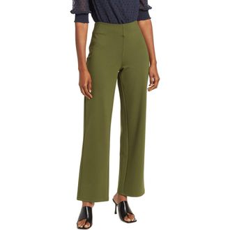By Design Farah High Waist Wide Leg Pants in Rifle Green at Nordstrom Rack, Size Medium