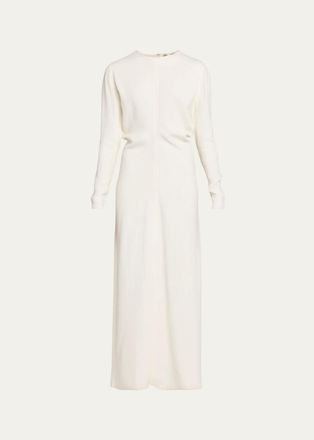 Toteme Long-Sleeve Slouchy Maxi Dress