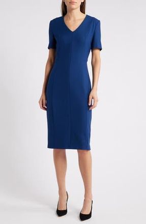 BOSS Damaisa Sheath Dress in Open Bu at Nordstrom Rack, Size 2