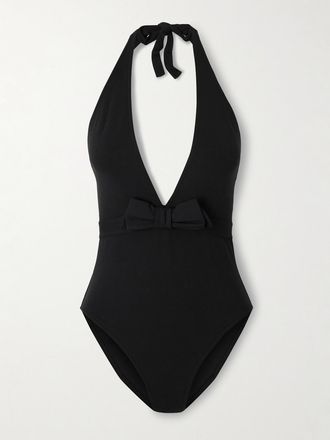 Eres Costume Da Bagno Con Scollo Allamericana E Fiocco Couture - Nero