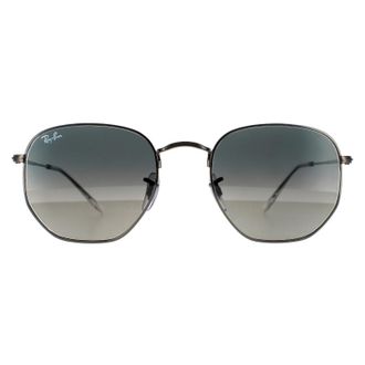 Ray-Ban Square Gunmetal Dark Grey Gradient Sunglasses