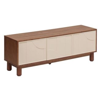 Atmosphera Atmosphera - Base Jilani Marrone A 2 Ante E 4 Ripiani 140x40cm Cr&eacute;ateur DInt&eacute;rieur