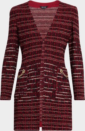 Misook Heritage Multi-Stitch Knit Jacket