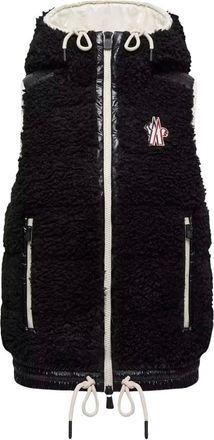 Moncler Teddy Down Vest - - Jackets - Donna - Nero - M