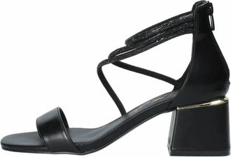 Ex&eacute; Womens Carmen Heeled Sandals In Black