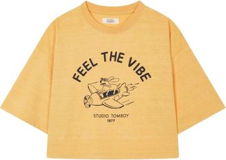 STUDIO TOMBOY graphic-print T-shirt - Yellow
