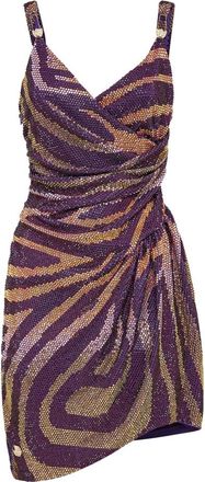 Philipp Plein Dames, Jurken, Veelkleurig, Maat: XS Jersey