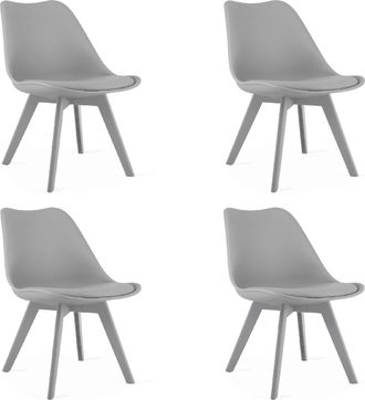 OEM Silla Mark - Gris / Patas Grises X 4