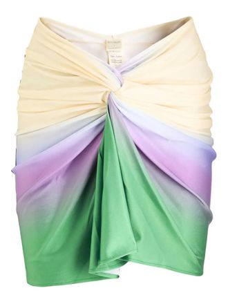 Baobab Maple knotted mini skirt - Toni neutri