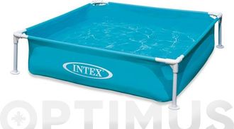 Intex Piscina Infantil Mini Frame Azul 122 X 122 X 30 Cm - 57173