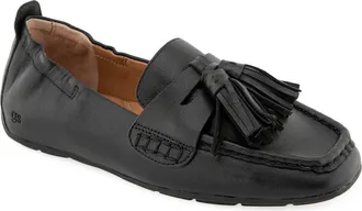 Gentle Souls Sophie Kiltie Driving Loafer in Black Leather at Nordstrom, Size 9.5
