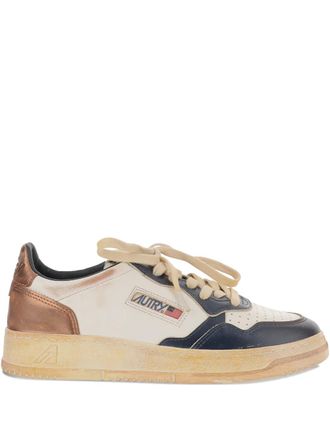Autry Medalist Low Super Vintage sneakers - men - Calf Leather/Goat Skin/Nylon/Fabric/Rubber/Calf Leather - 44 - White