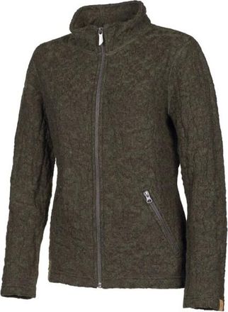 Ivanhoe of Sweden Tuva Jaquard Wolljacke für Damen | braun