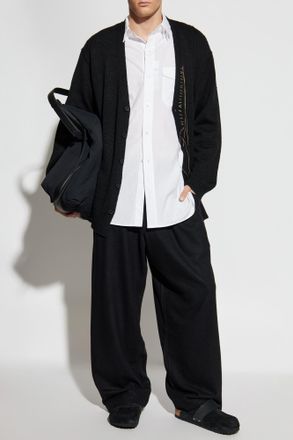 Yohji Yamamoto Shirt With Pocket, Mens, White