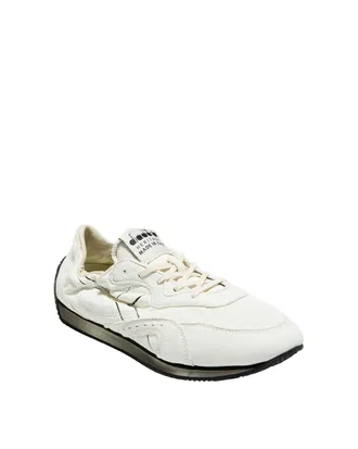 Diadora Colorblock Leather Sneaker - White