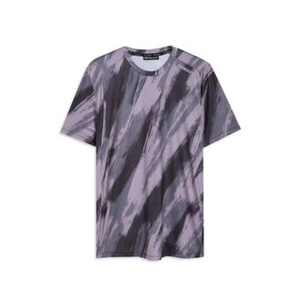 Freddy T-shirt stampata effetto pennellata in tessuto tech