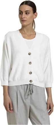 PESERICO Sweatshirt - Dames - Sweatshirts - Wit - XL - Katoen - Hoodies & sweatvesten