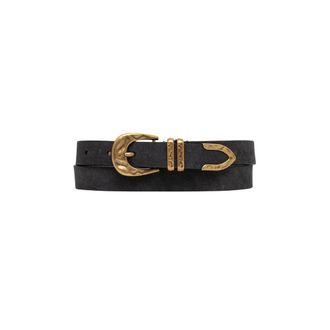 Michael Kors Cintur&oacute;n de piel - Accessories - Mujer - Negro - XS