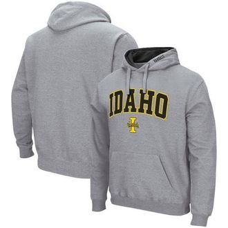 Colosseum Mens Colosseum Heathered Gray Idaho Vandals Arch and Logo Pullover Hoodie in Heather Gray at Nordstrom, Size Medium