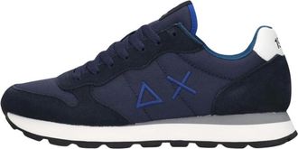 Sun 68 Tom Solid Sneaker - Heren - Sneakers - Blauw - 43 EU - Leer - Schoenen