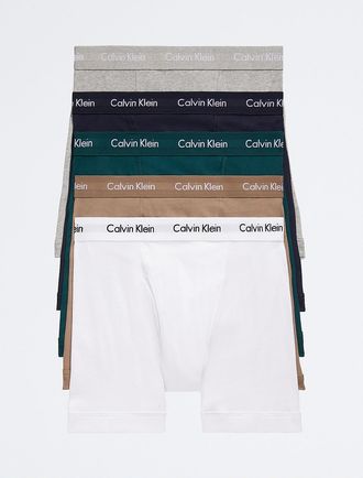 Calvin Klein Mens Cotton Classics 5-Pack Boxer Brief - Multi - XL