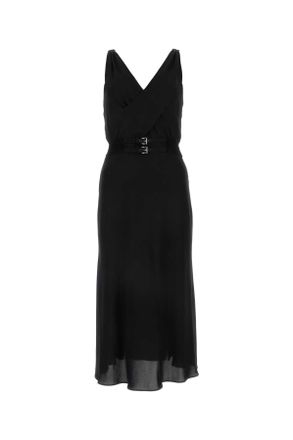 Prada Black Stretch Viscose Dress