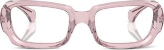 Alain Mikli rectangle-frame sunglasses - unisex - Acetate - 54 - Pink