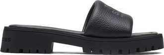 Marc Jacobs Zwarte Slip-On Debossed Logo Schoenen - Dames - Sandalen - Zwart - 36 EU - Schoenen