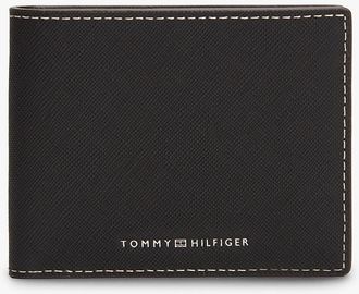Tommy Hilfiger Mens Leather Bifold Wallet - Black