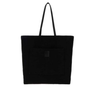 The Row Black Canvas Tori Shopping Bag Blackblackans Borse A Tracolla