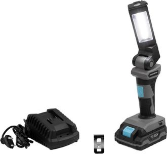 Cecotec Luz De Trabajo De 20v Y 2.000 Mah, Potencia De 5 W, Flujos Luminosos De 300 Lm (luz Lateral) Y 250 Lm (luz Frontal) Y Hasta 4 Horas De Autonom&iacute;a
