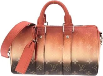Louis Vuitton Pre-owned Boston Bag - Dames - Vintage Handtas - Oranje - ONE Size - Vintage