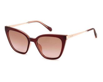 Fossil Brown Pink Shaded Cat Eye Ladies Sunglasses FOS 2131/S 0LHF/M2 54