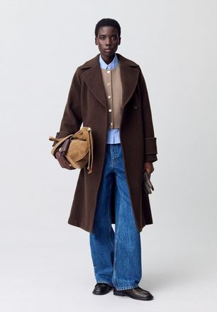 Claudie Pierlot Manteau long ceinturé