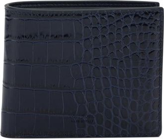Tom Ford Crocodile Print Leather Wallet