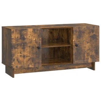 vidaXL Mueble De Tv 102 X 34,5 X 50 Cm Roble Ahumado Vidaxl